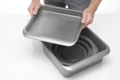 Set empilable 7 moules pâtisserie Masterclass Smartspace antiadhésifs
