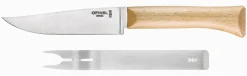 Set à fromage Opinel couteau lame 12,5cm + fourchette inox