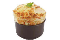 Set 4 moules à soufflés individuels Gobel anti-adhérent - Diamètre 8cm