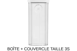 Set 6 pièces Zwilling Fresh & Save Cube taille S 4 boîtes + 1 insert + 1 marqueur