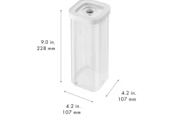 Set 6 pièces Zwilling Fresh & Save Cube taille S 4 boîtes + 1 insert + 1 marqueur
