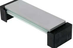 Set 3 pierres à aiguiser japonaises Shapton Glass Stone 50308 grains 500, 2000 et 8000 + support