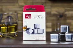 Set 4 pierres à whisky Vacu Vin