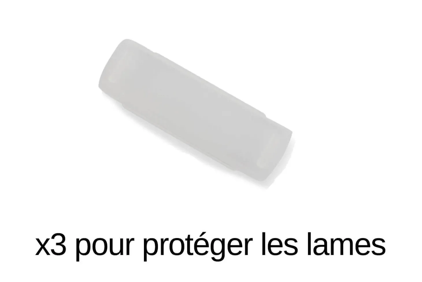 Set éplucheur à julienne Triangle 3 lames interchangeables manche en green grip