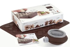 Set pour 24 macarons Lékué avec recettes incluses