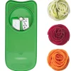 Set 2 râpes + 1 éminceur + 1 spiralizer avec récupérateur OXO