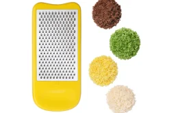 Set 2 râpes + 1 éminceur + 1 spiralizer avec récupérateur OXO