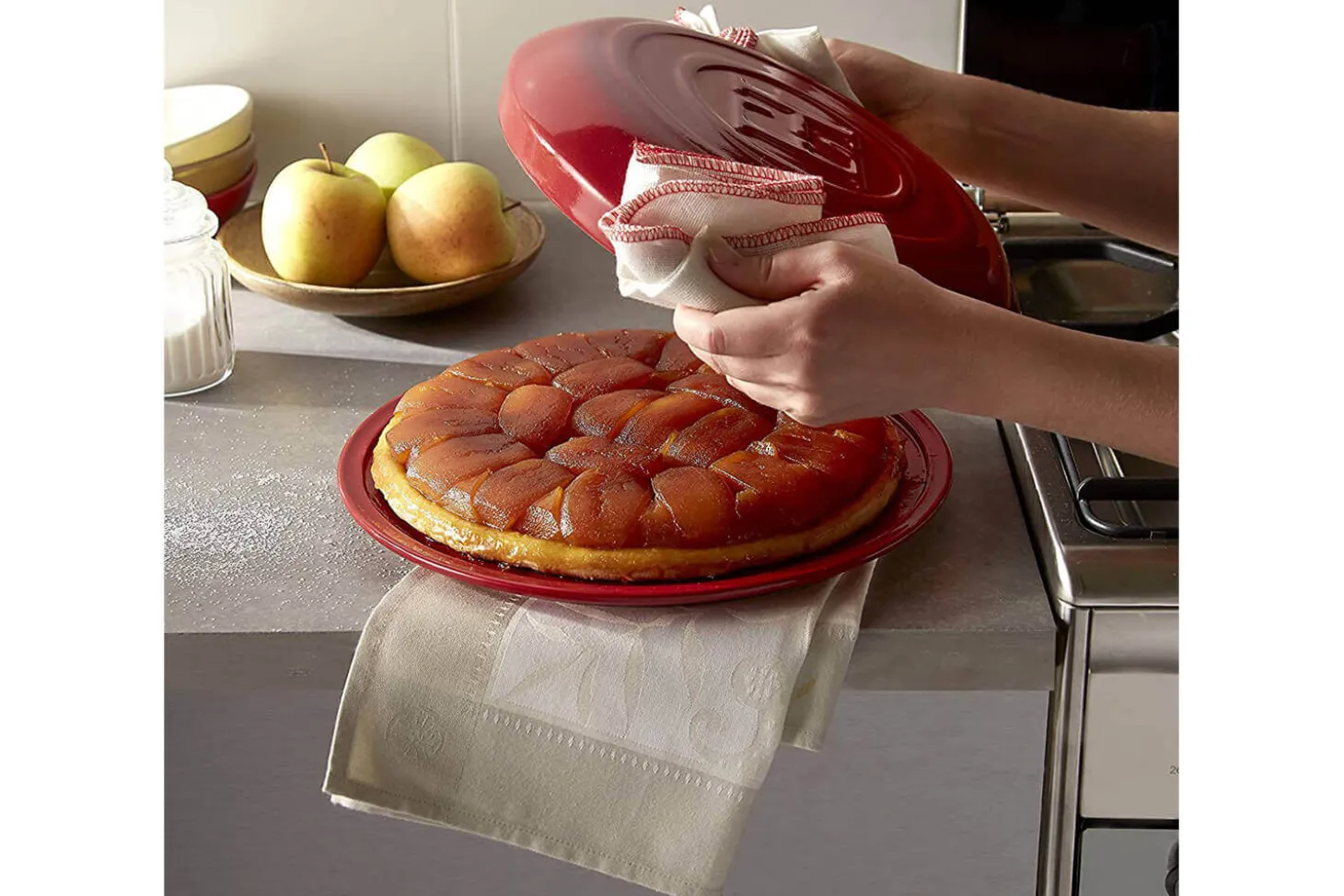 Set Tarte Tatin Emile Henry Grand Cru 29 x 29 x 5,5 cm