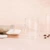 Set 2 tasses à café Cristel en verre borosilicate