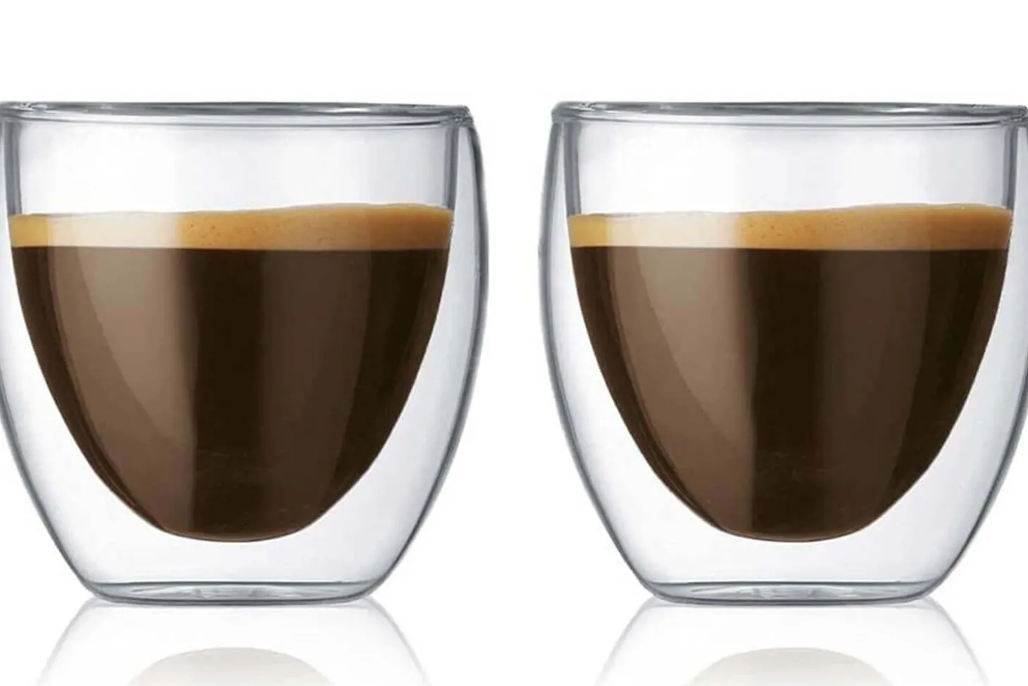 Set 2 verres Bodum Pavina 8cl double paroi