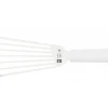 Spatule ajourée Icel 17cm inox manche blanc