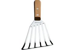 Spatule ajourée Triangle manche bois de cerisier 29cm
