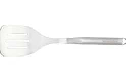 Spatule coudée ajourée Kitchen Aid tout en acier inoxydable