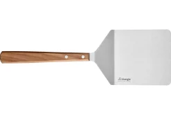 Spatule coudée à hamburger Triangle 41,5cm manche en bois de cerisier