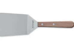 Spatule coudée large Triangle manche en bois de cerisier
