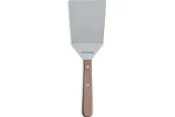Spatule coudée large Triangle manche en bois de cerisier