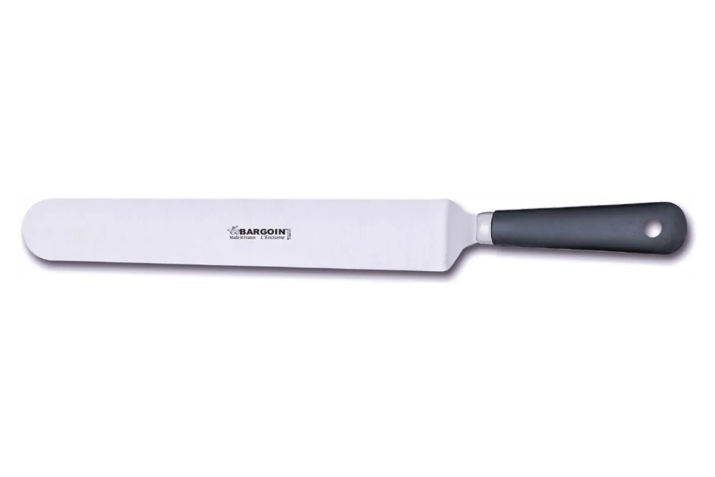 Spatule coudée professionnelle Bargoin 247-29F inox 29cm