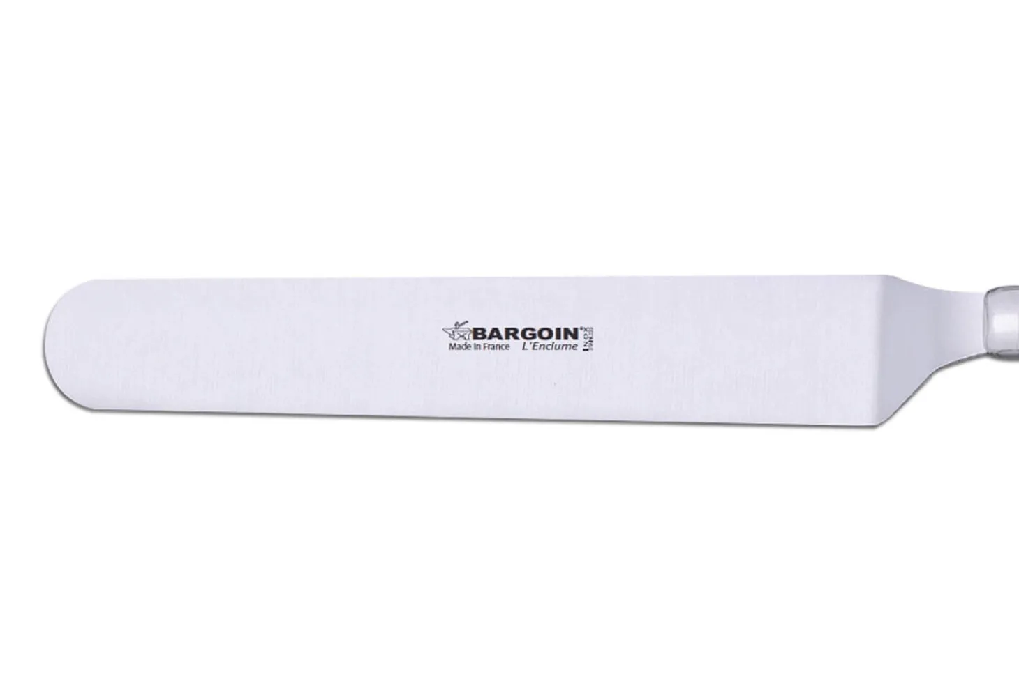 Spatule coudée professionnelle Bargoin 247-24F inox 24cm