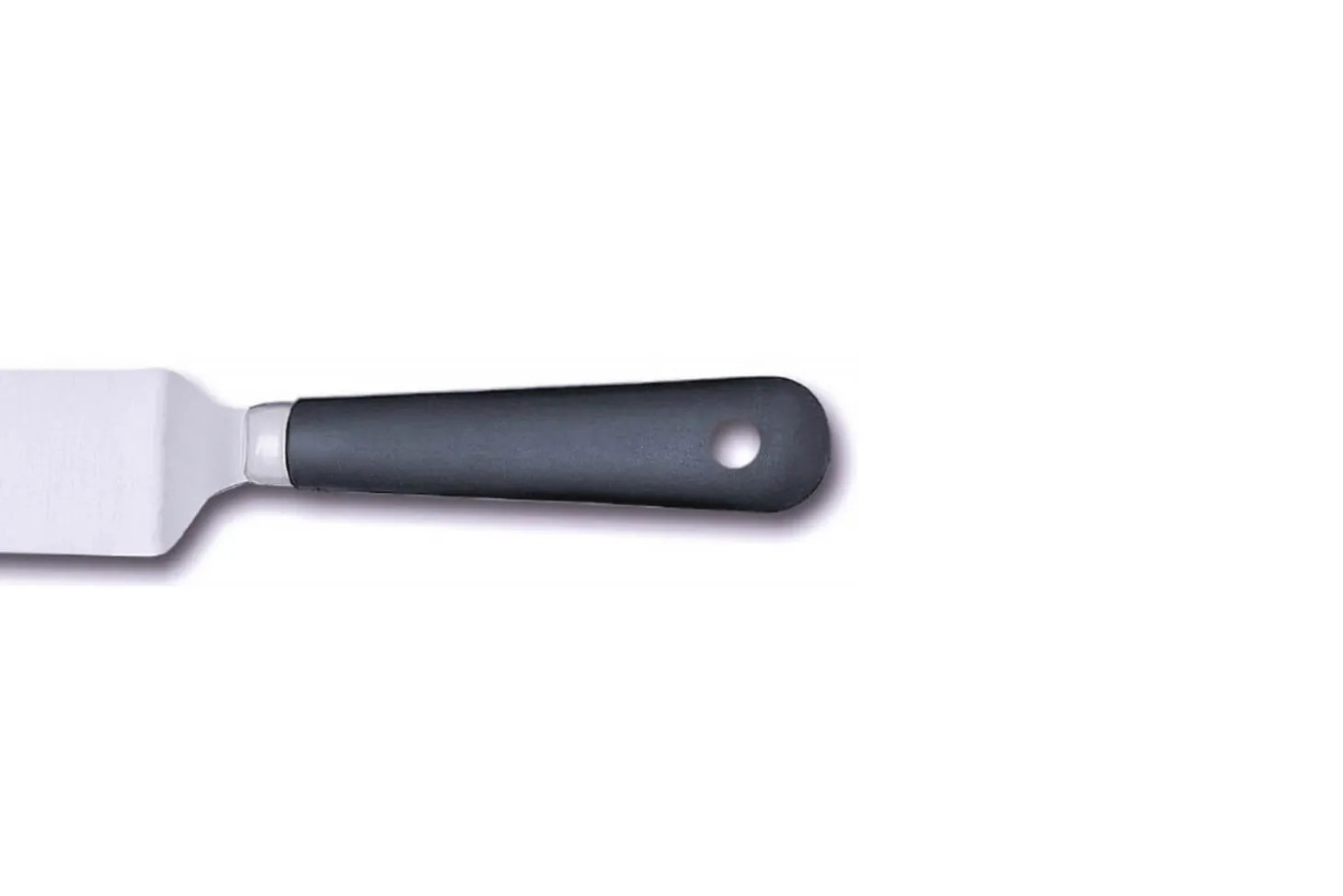 Spatule coudée professionnelle Bargoin 247-34F inox 34cm