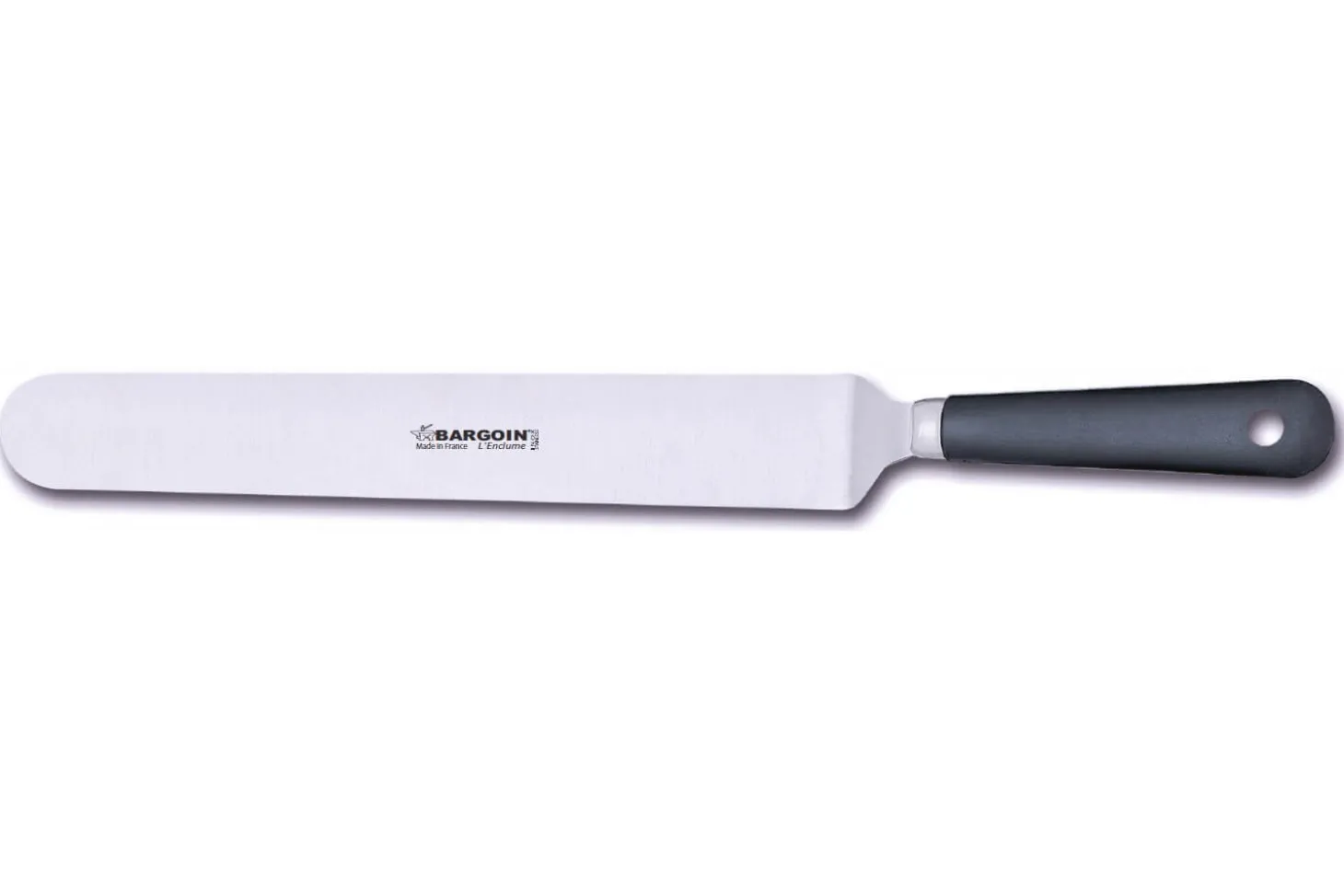 Spatule coudée professionnelle Bargoin 247-34F inox 34cm
