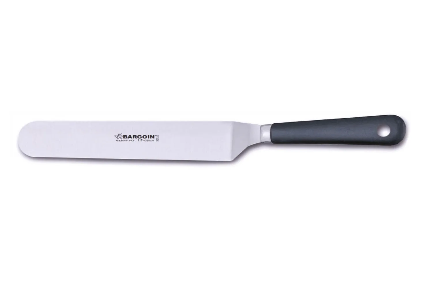 Spatule coudée professionnelle Bargoin 247-20F inox 20cm