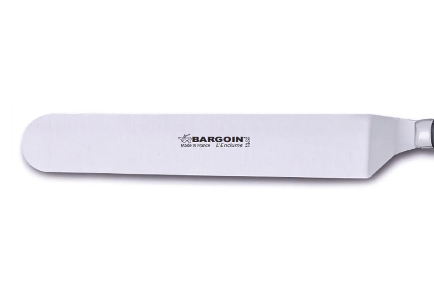Spatule coudée professionnelle Bargoin 247-20F inox 20cm