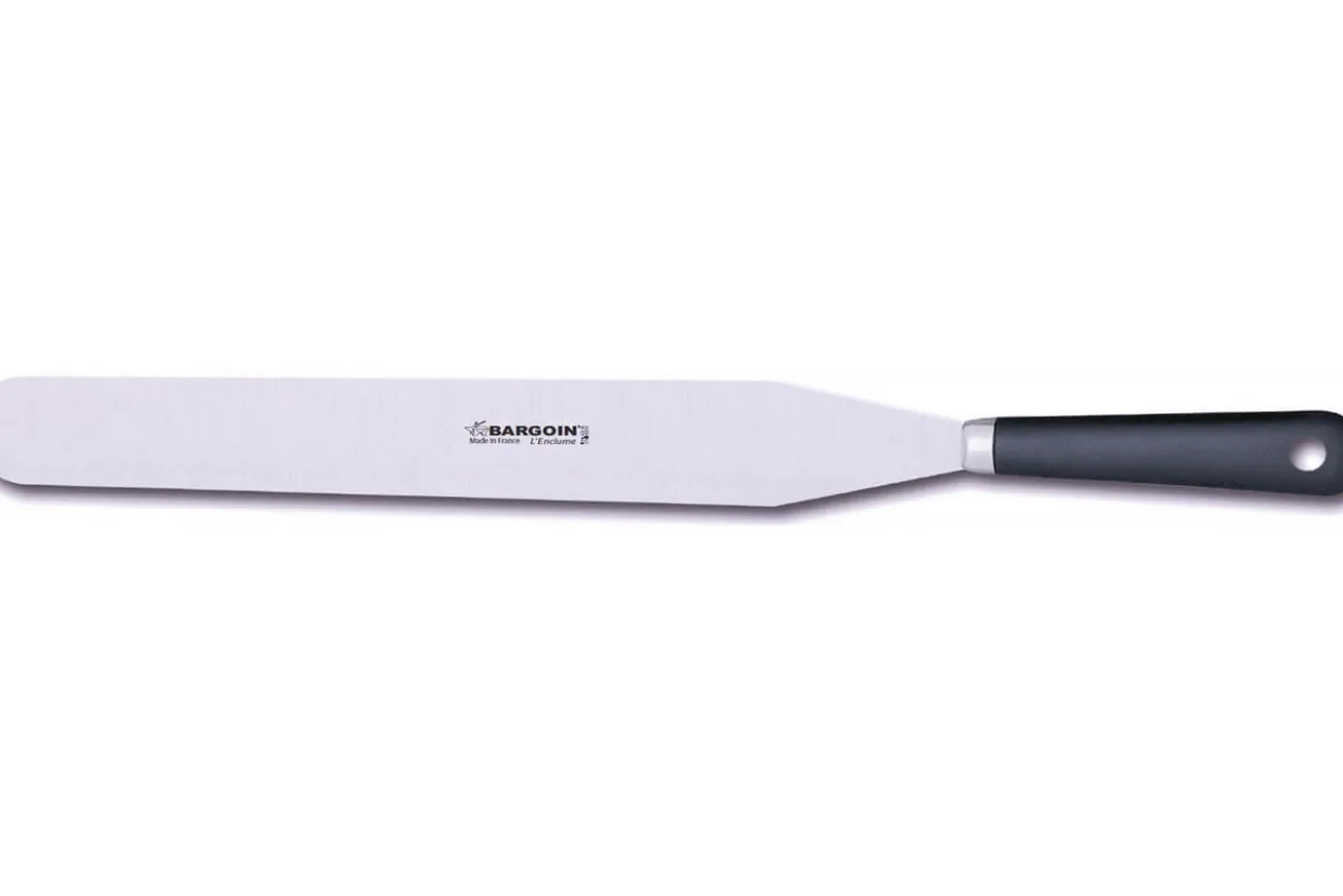 Spatule de pâtissier professionnelle Bargoin 248-40F inox 40cm