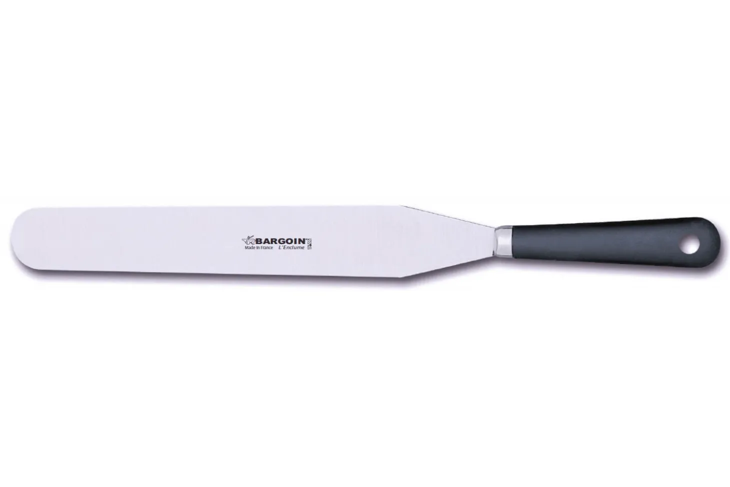 Spatule de pâtissier professionnelle Bargoin 248-30F inox 30cm