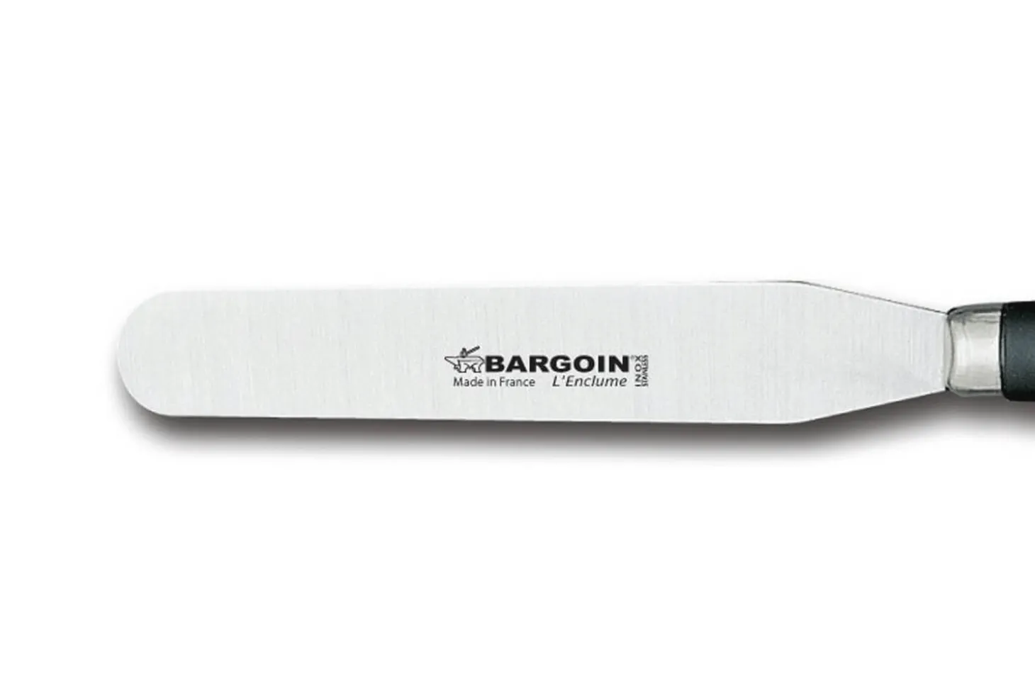 Spatule de pâtissier professionnelle Bargoin 248-14F inox 14cm