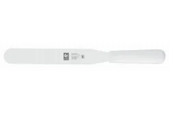 Spatule droite professionnelle Icel inox manche PP blanc