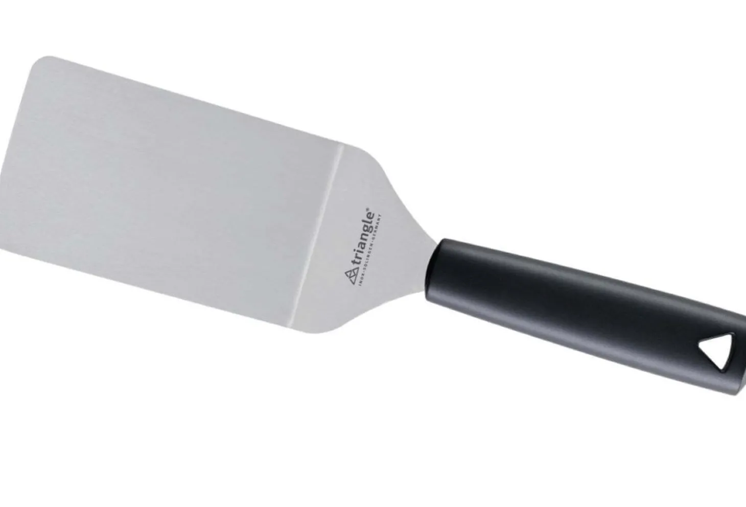 Spatule professionnelle Triangle flexible forme coudée manche en green grip