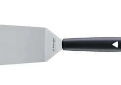 Spatule professionnelle Triangle large flexible en inox coudée 28,5cm x 9cm