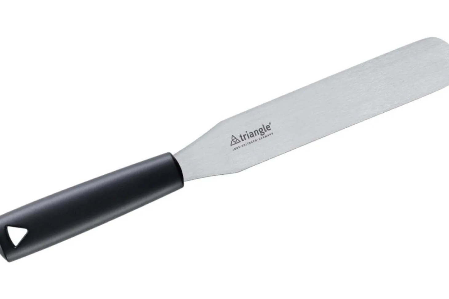 Spatule professionnelle Triangle droite et flexible manche en green grip