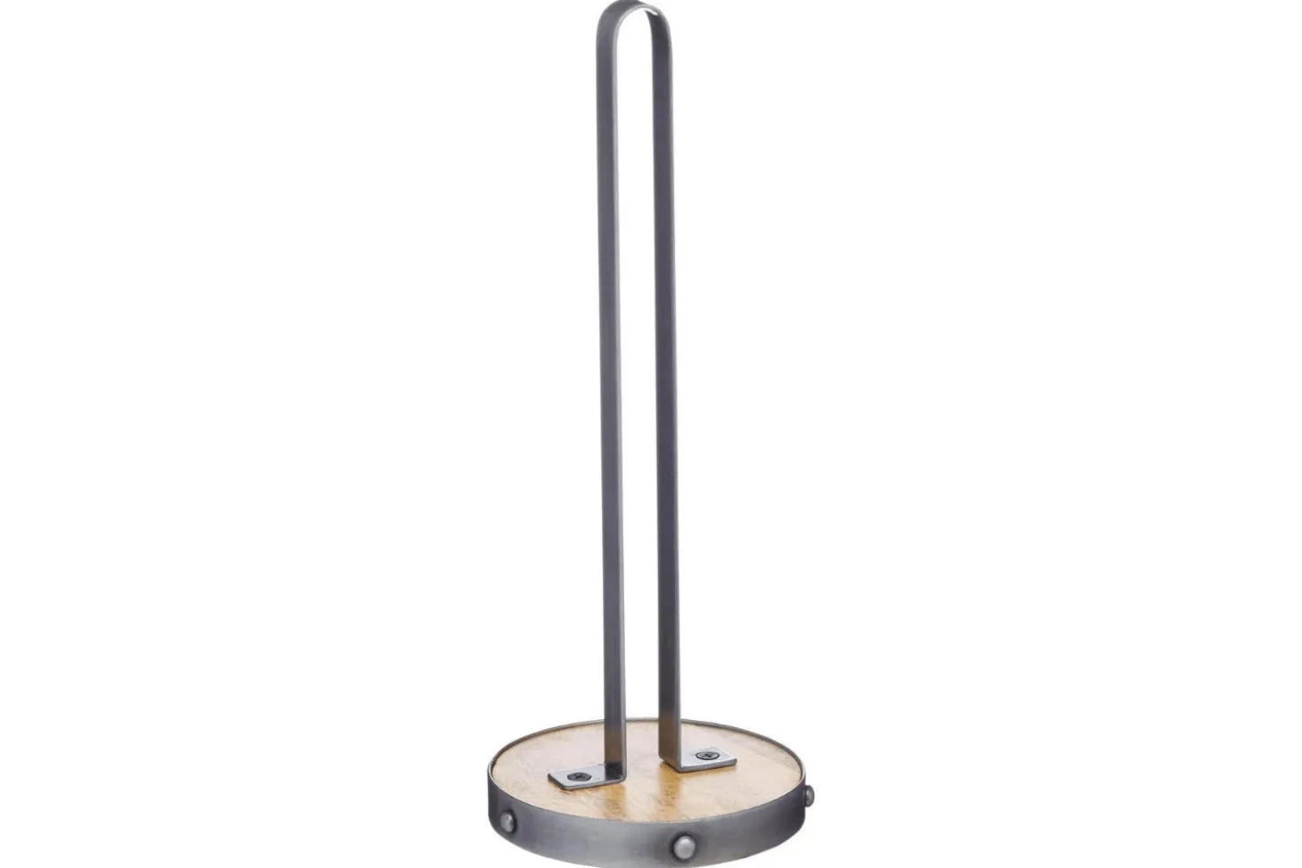 Support pour essuie-tout Kitchen Craft design industriel en métal et bois