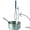 Support pour fouet/thermomètre en acier inoxydable