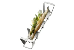 Support pour poisson Gefu en acier inox 35cm