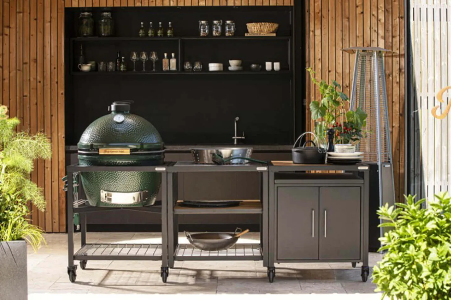 Table modulaire pour barbecue Big Green Egg XLarge