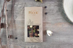 Tablette de chocolat noir Pécou La Charmeuse aux fruits secs - 100g