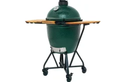Tablettes latérales en bois d'acacia pour barbecue Big Green Egg Large