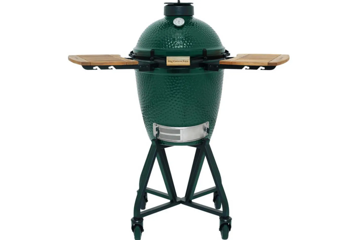Tablettes latérales en bois d'acacia pour barbecue Big Green Egg Medium