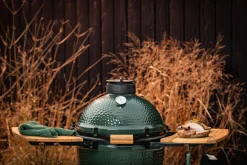Tablettes latérales en bois d'acacia pour barbecue Big Green Egg Small