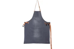 Tablier de barbecue DutchDeluxes en coton et cuir