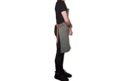Tablier de barbecue DutchDeluxes en coton et cuir