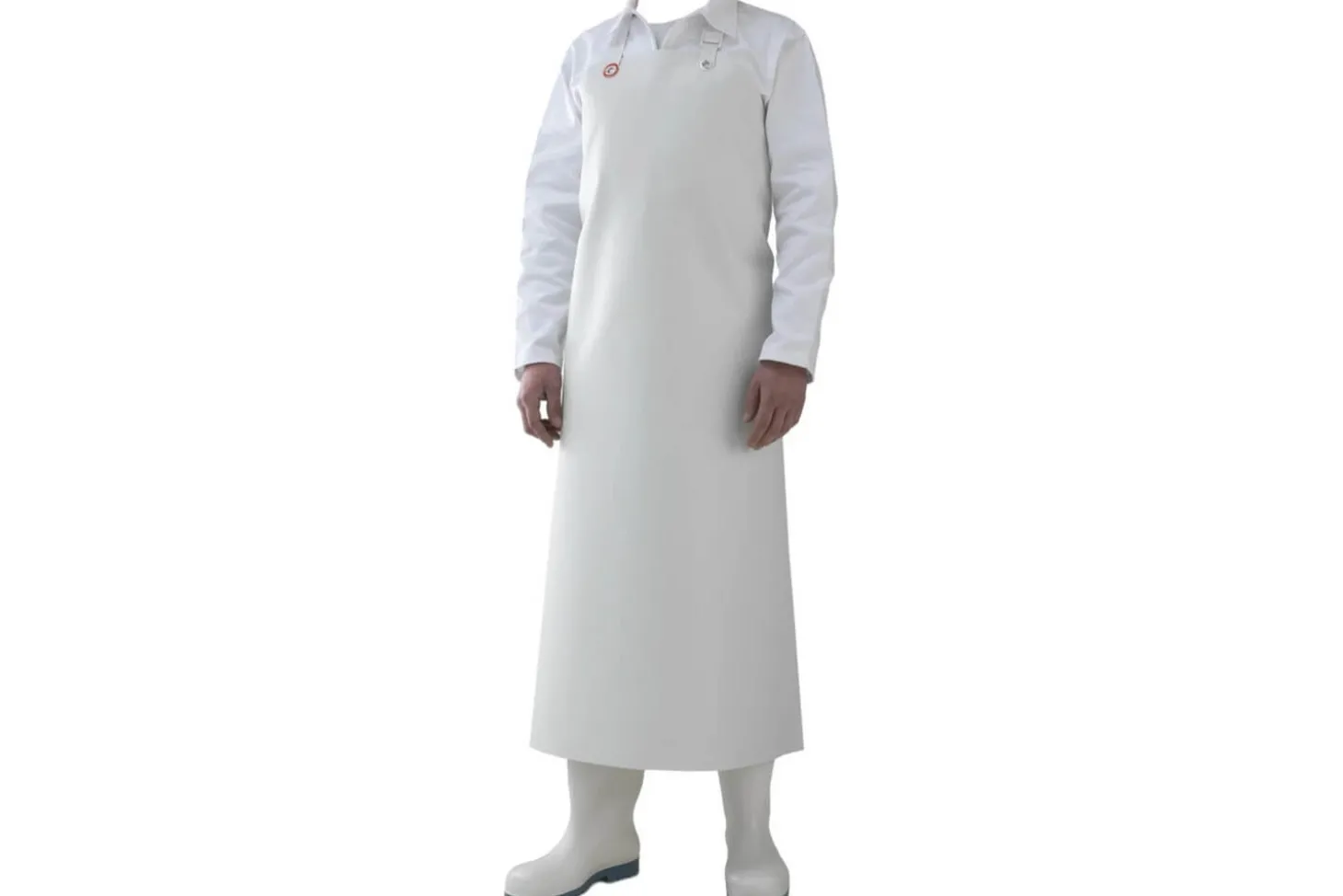 Tablier de boucher Manulatex Bravo 90x115cm en nitrile blanc