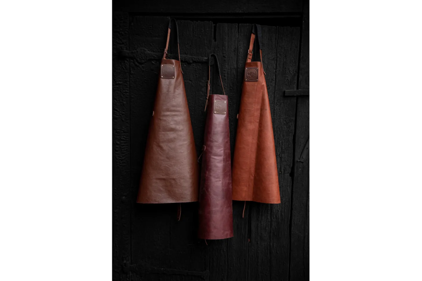 Tablier de cuisine artisanal Witloft Buffalo Collection en cuir pleine fleur