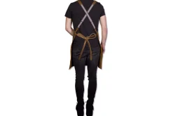 Tablier de cuisine à bretelles DutchDeluxes en cuir
