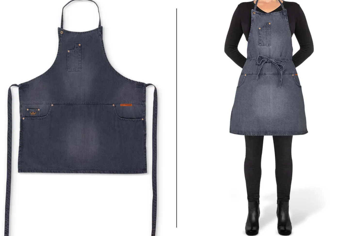 Tablier de cuisine femme DutchDeluxes en coton avec 5 poches