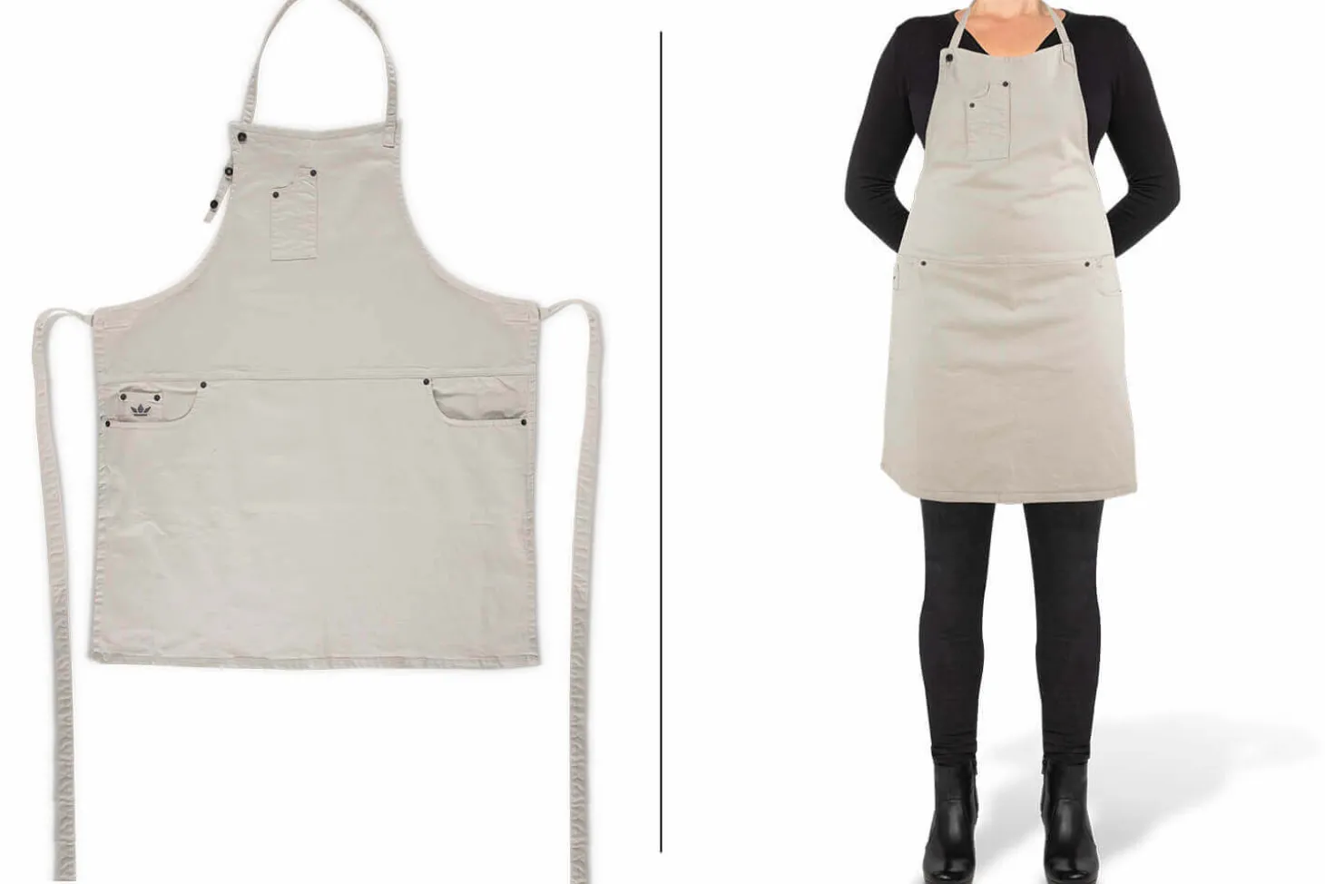 Tablier de cuisine femme DutchDeluxes en coton avec 5 poches