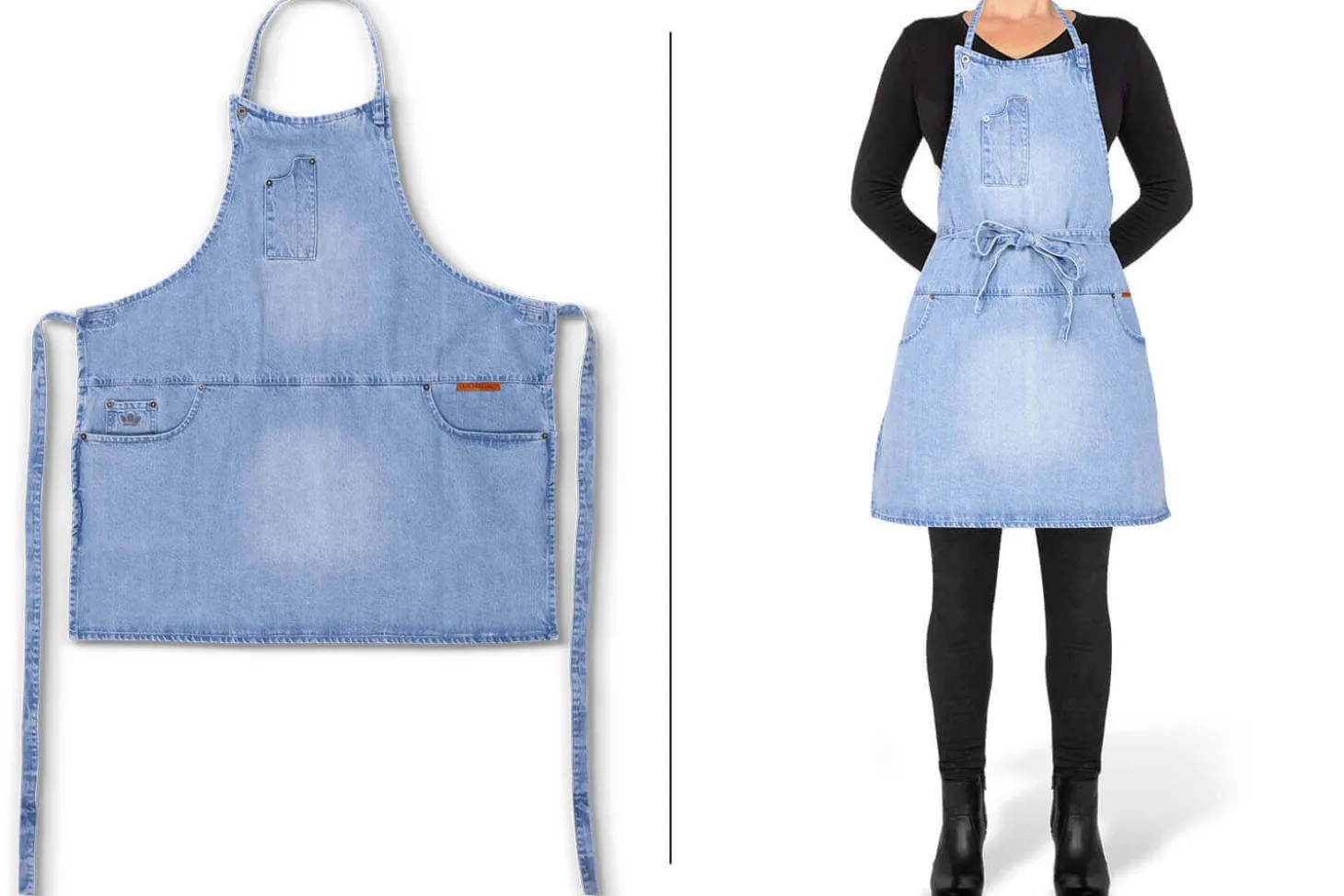 Tablier de cuisine femme DutchDeluxes en coton avec 5 poches