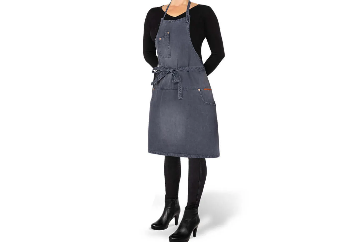 Tablier de cuisine femme DutchDeluxes en coton avec 5 poches